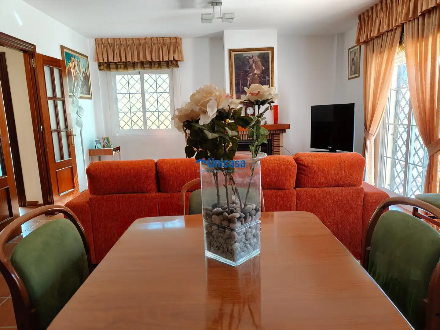 Sala de estar de Casa o chalet en venta en Málaga con Aire acondicionado, Jardín privado y Terraza