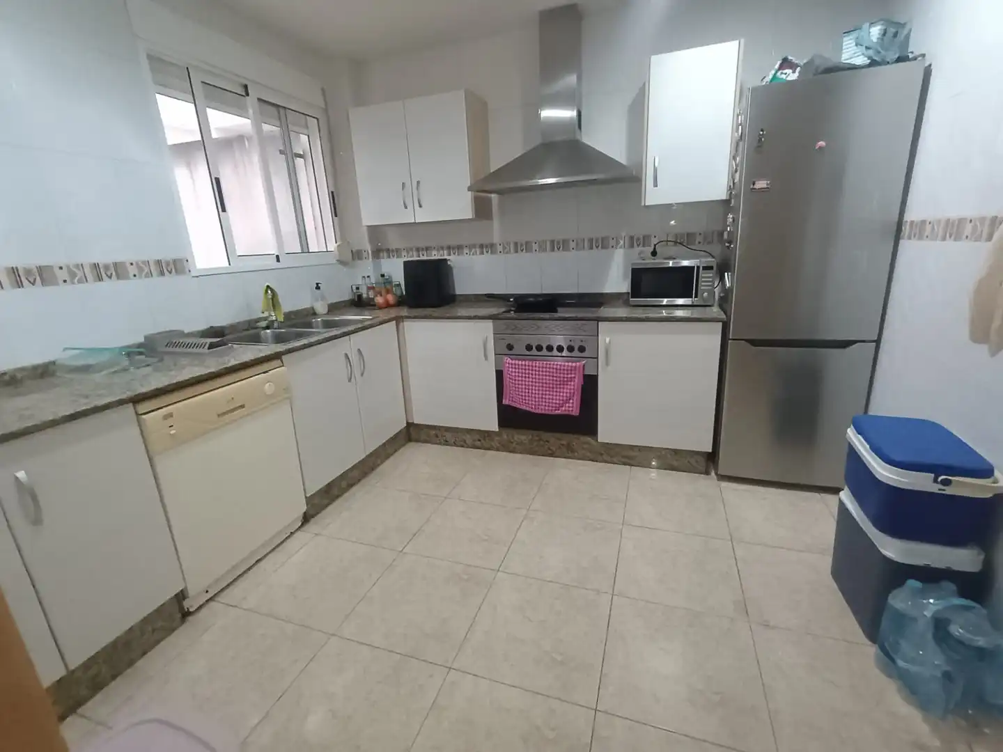 Cocina de Dúplex en venta en La Pobla Llarga con Aire acondicionado, Calefacción y Trastero