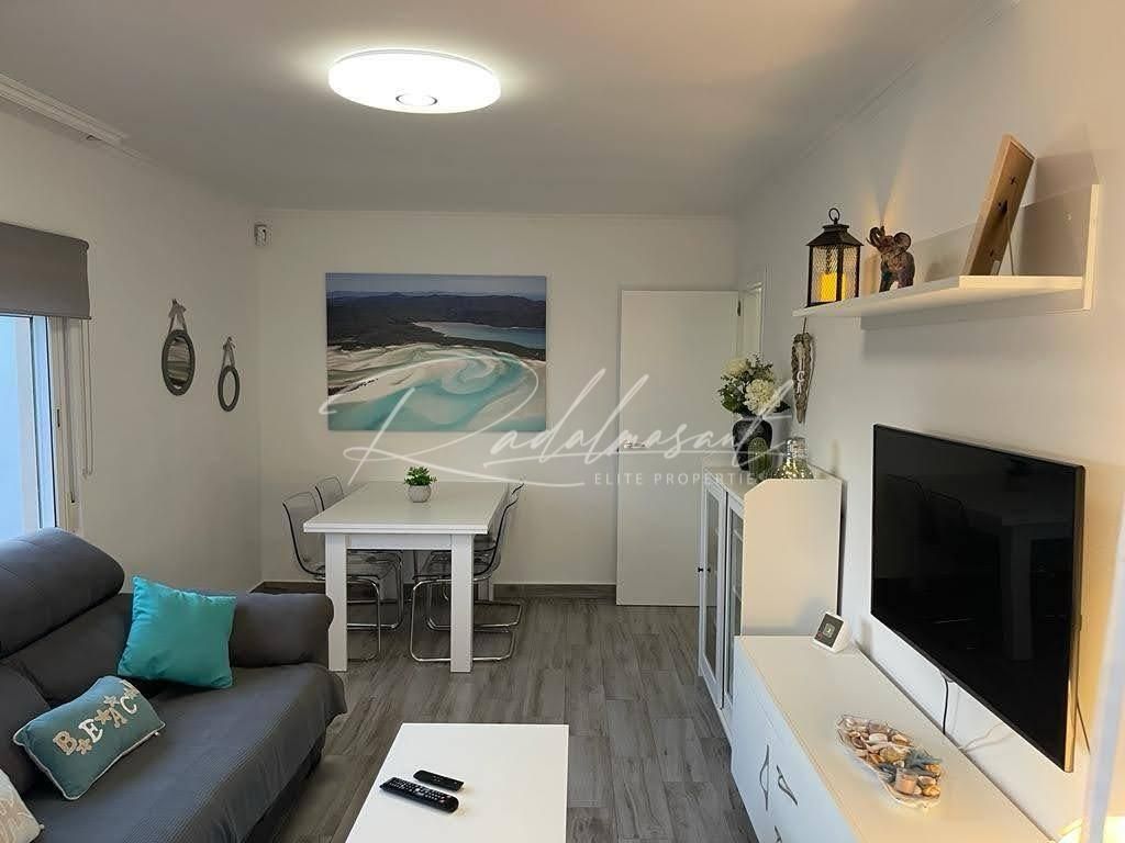 Living room of Flat for sale in Salou  with Air Conditioner, Parquet flooring and Terrace