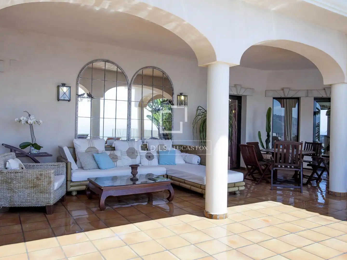 Terraza de Casa o chalet en venta en Cullera con Aire acondicionado, Jardín privado y Piscina