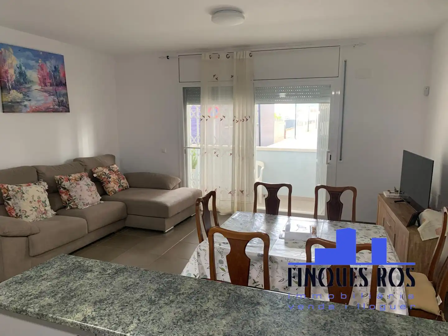 Living room of Apartments for sale in Vinaròs  with Air Conditioner, Terrace and Furnished