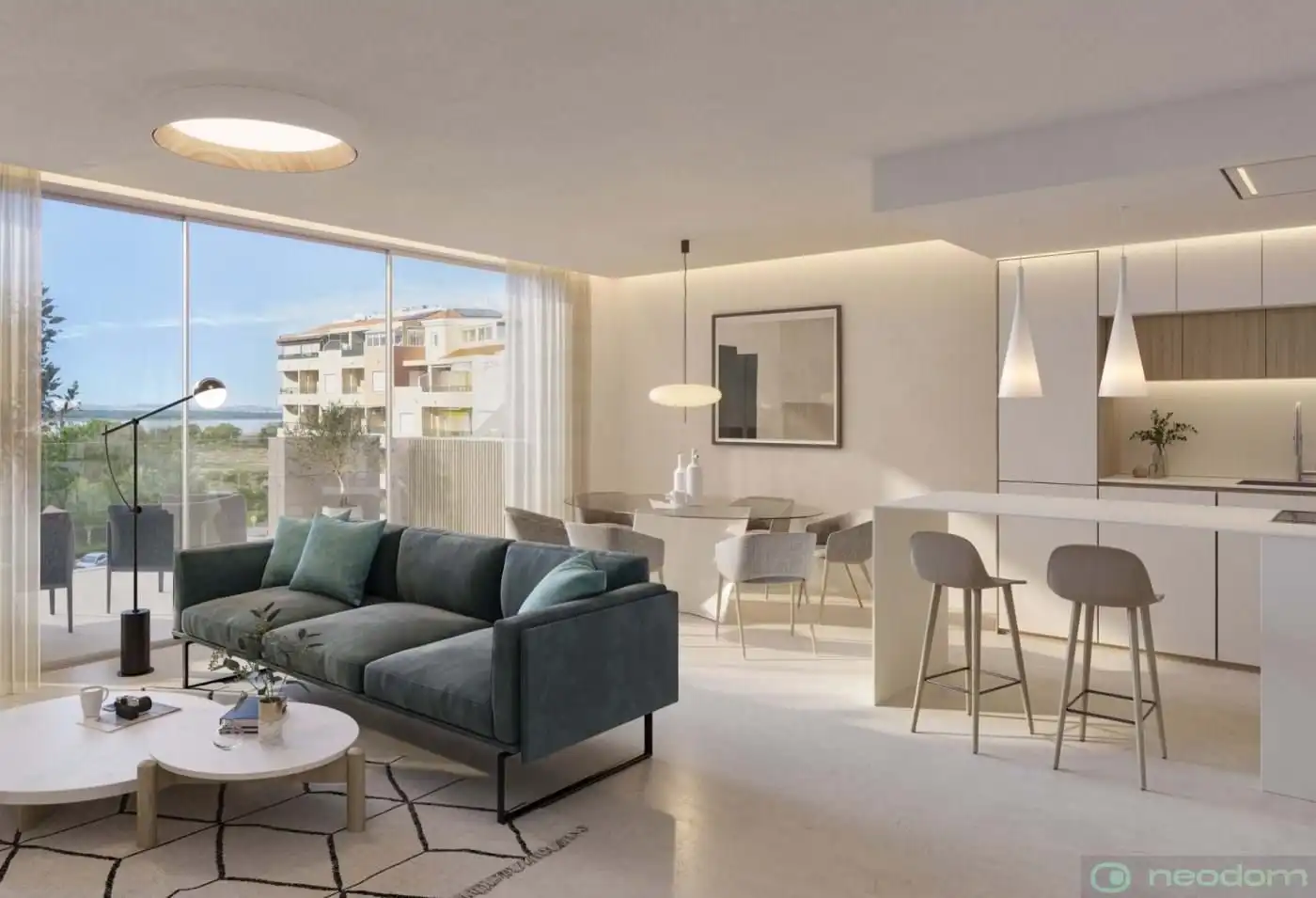 Sala de estar de Ático en venta en Torrevieja con Jacuzzi