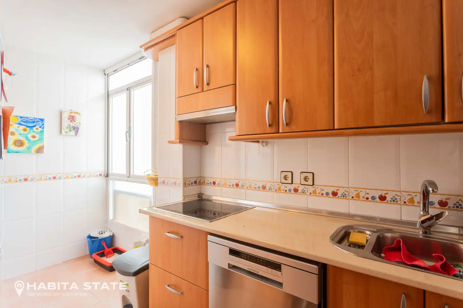 Cocina de Apartamento en venta en Almería con Aire acondicionado, Calefacción y Terraza