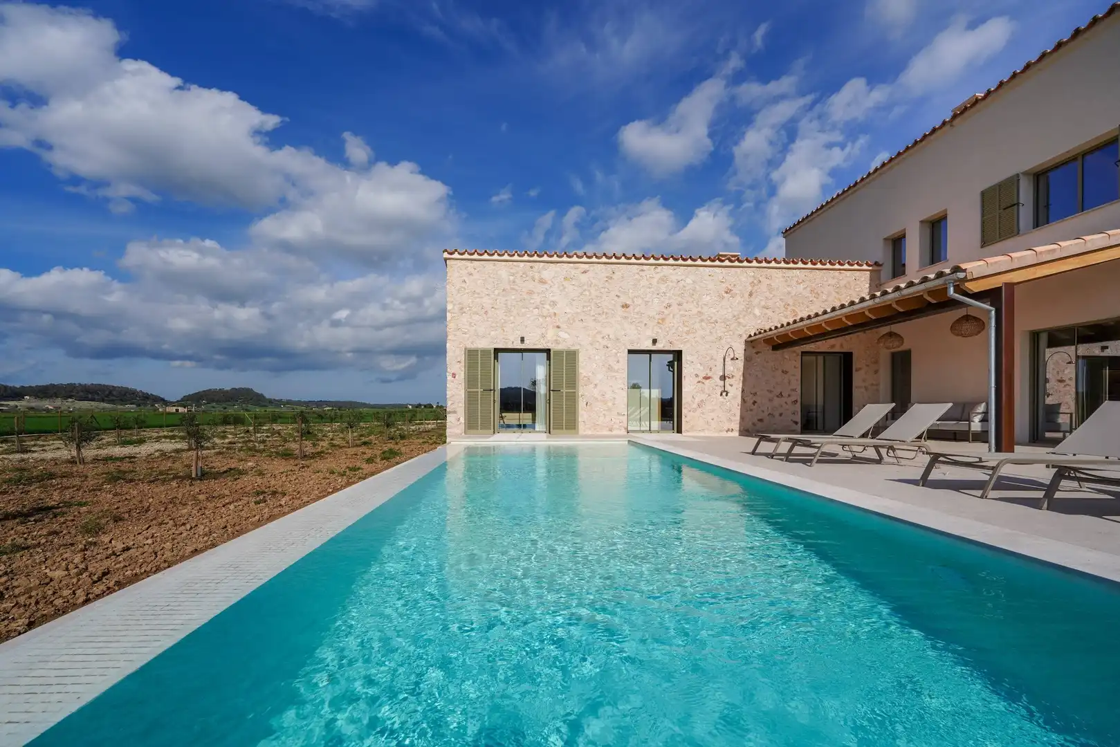 Piscina de Finca rústica en venda en Sineu amb Aire condicionat, Calefacció i Terrassa