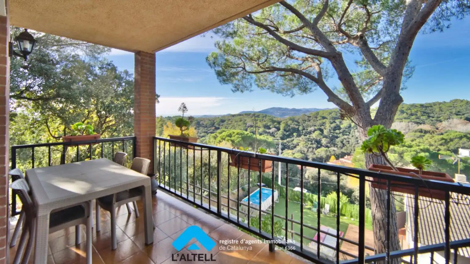 Balcony of Houses for sale in L'Ametlla del Vallès  with Heating, Terrace and Storage room