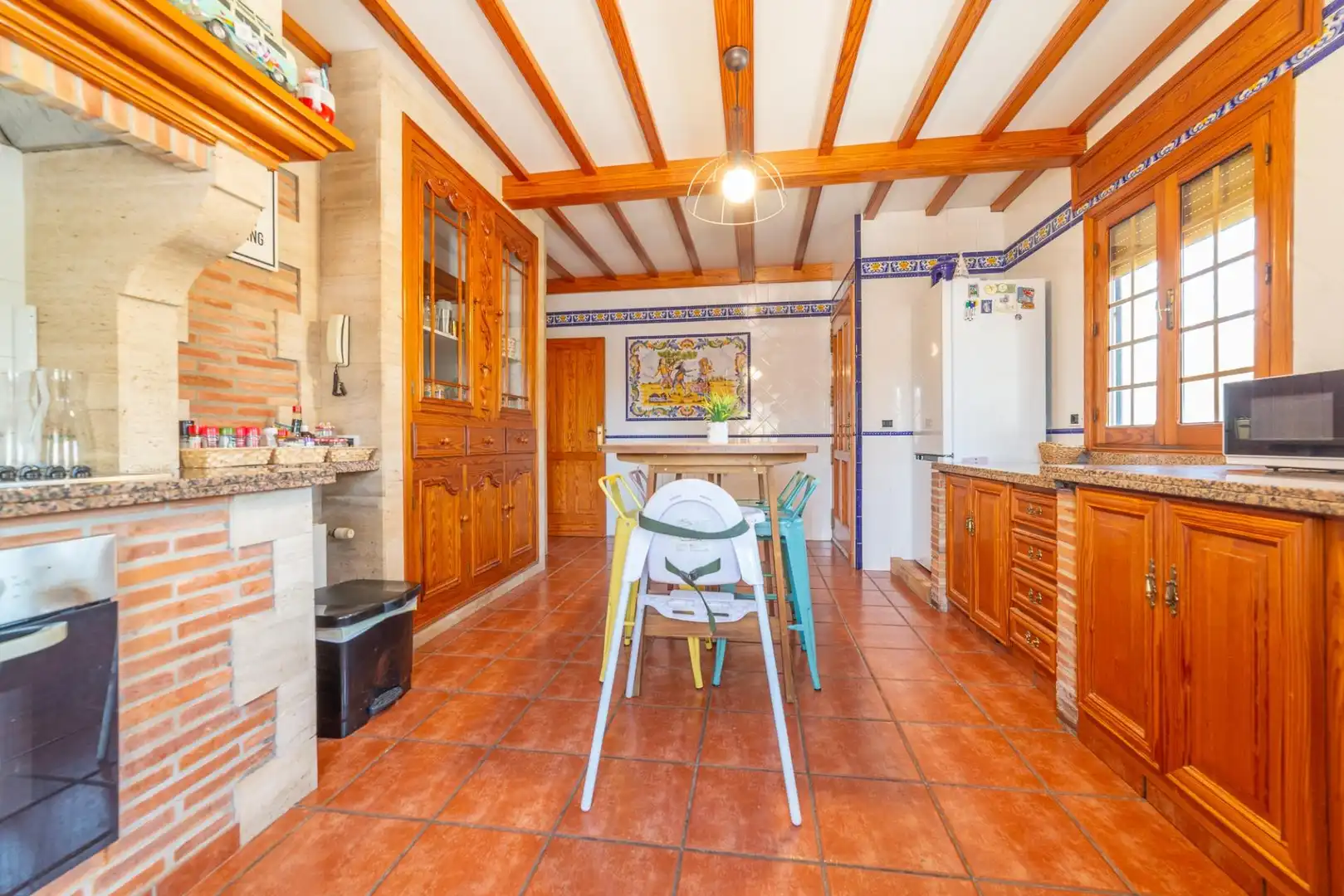 Cuina de Casa o xalet en venda en San Javier amb Aire condicionat, Calefacció i Jardí privat