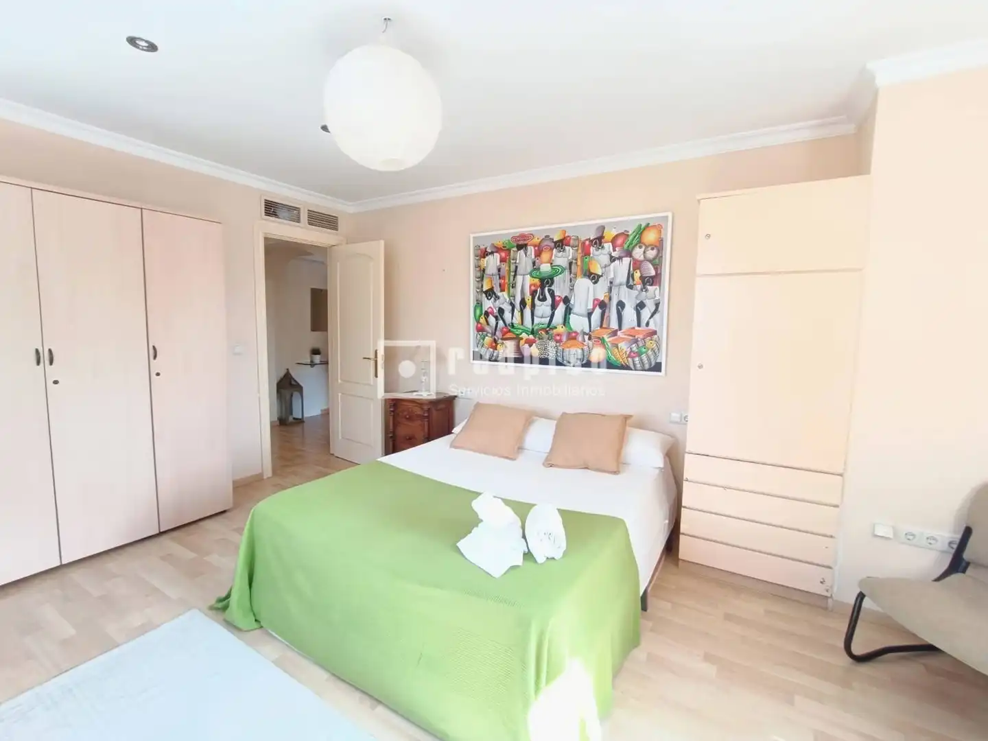 Bedroom of Flat for rent in Benalmádena  with Air Conditioner and Furnished