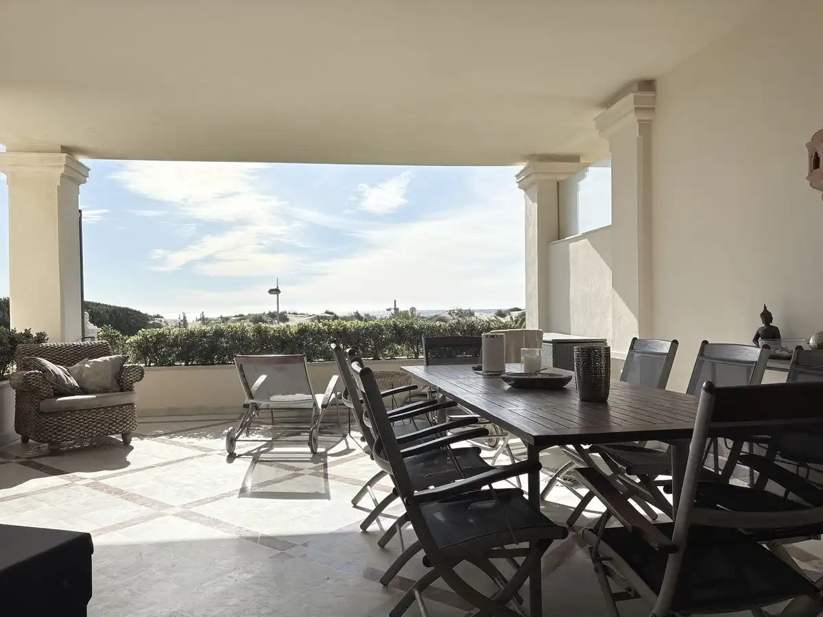 Terrace of Flat for sale in Marbella  with Terrace, Storage room and Swimming Pool