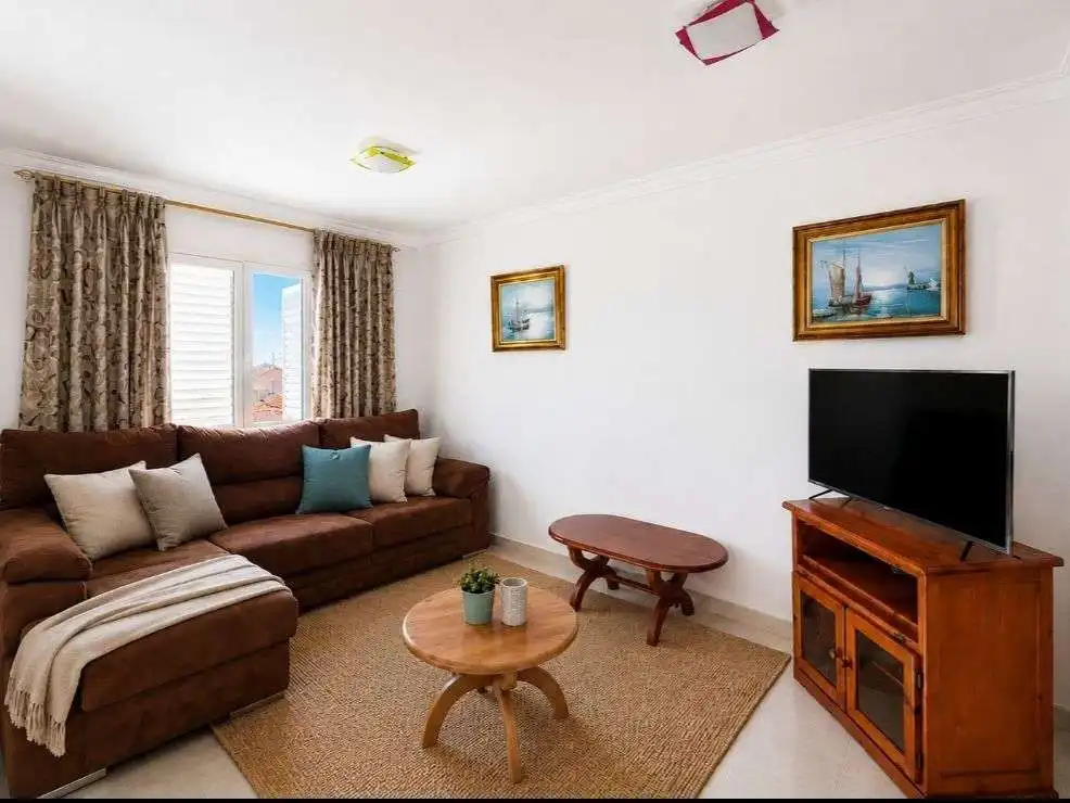 Living room of Attic for sale in Peñíscola / Peníscola  with Air Conditioner, Terrace and Swimming Pool