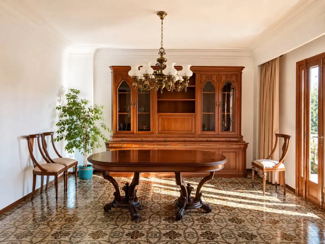 Comedor de Casa adosada en venta en Sa Pobla con Aire acondicionado, Jardín privado y Terraza