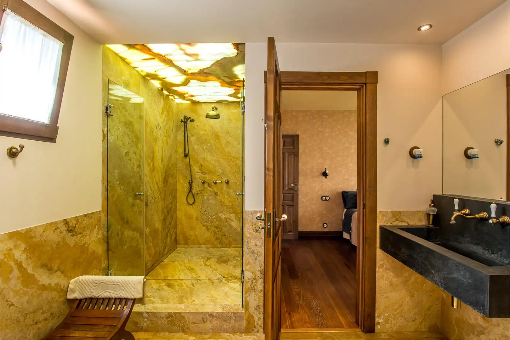 Badezimmer von Haus oder Chalet zum Verkauf in Molina de Segura mit Klimaanlage, Heizung und Privatgarten