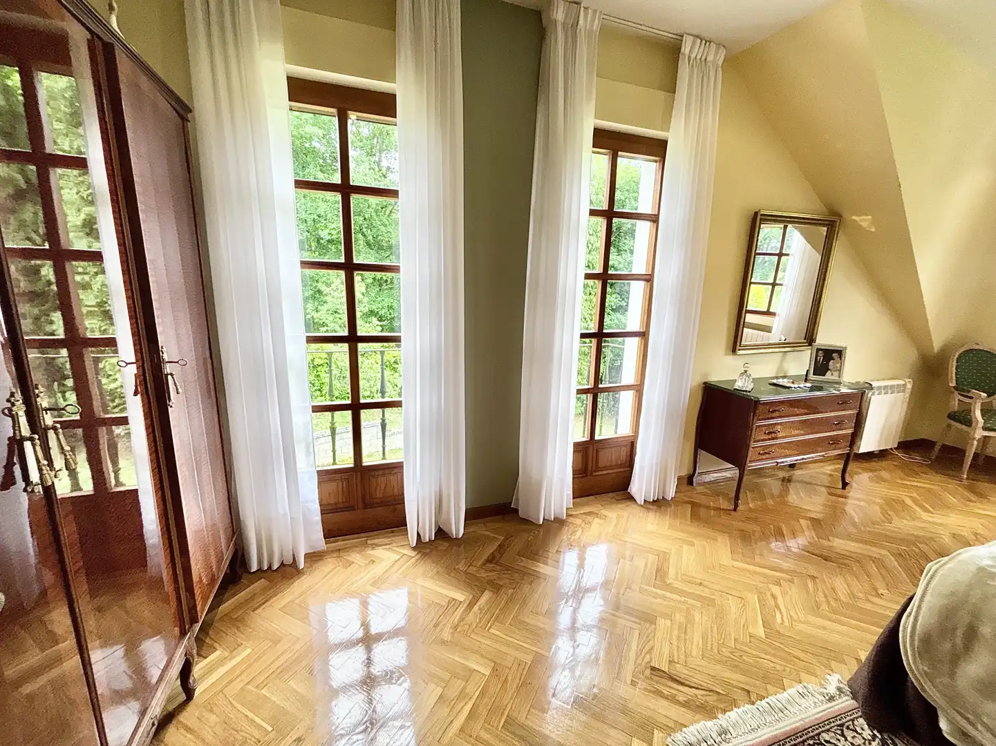 Bedroom of Houses for sale in Sariego  with Heating, Private garden and Parquet flooring