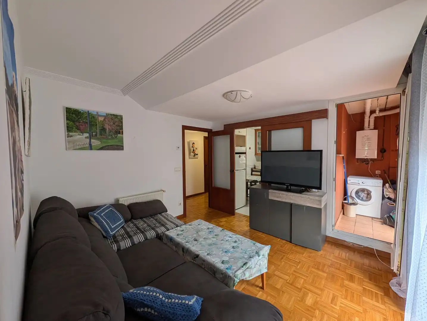 Sala d'estar de Pis en venda en Lasarte-Oria amb Calefacció, Terrassa i Traster