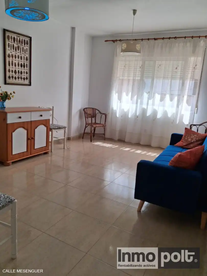 Sala de estar de Piso de alquiler en Murcia con Aire acondicionado, Amueblado y Horno
