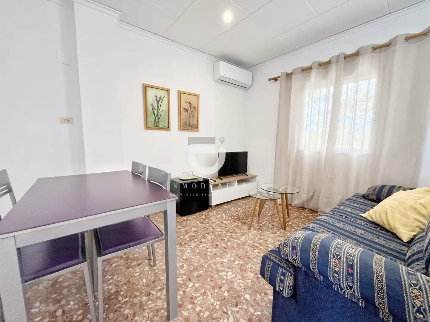 Wohnzimmer von Haus oder Chalet zum Verkauf in Oliva mit Klimaanlage, Heizung und Terrasse