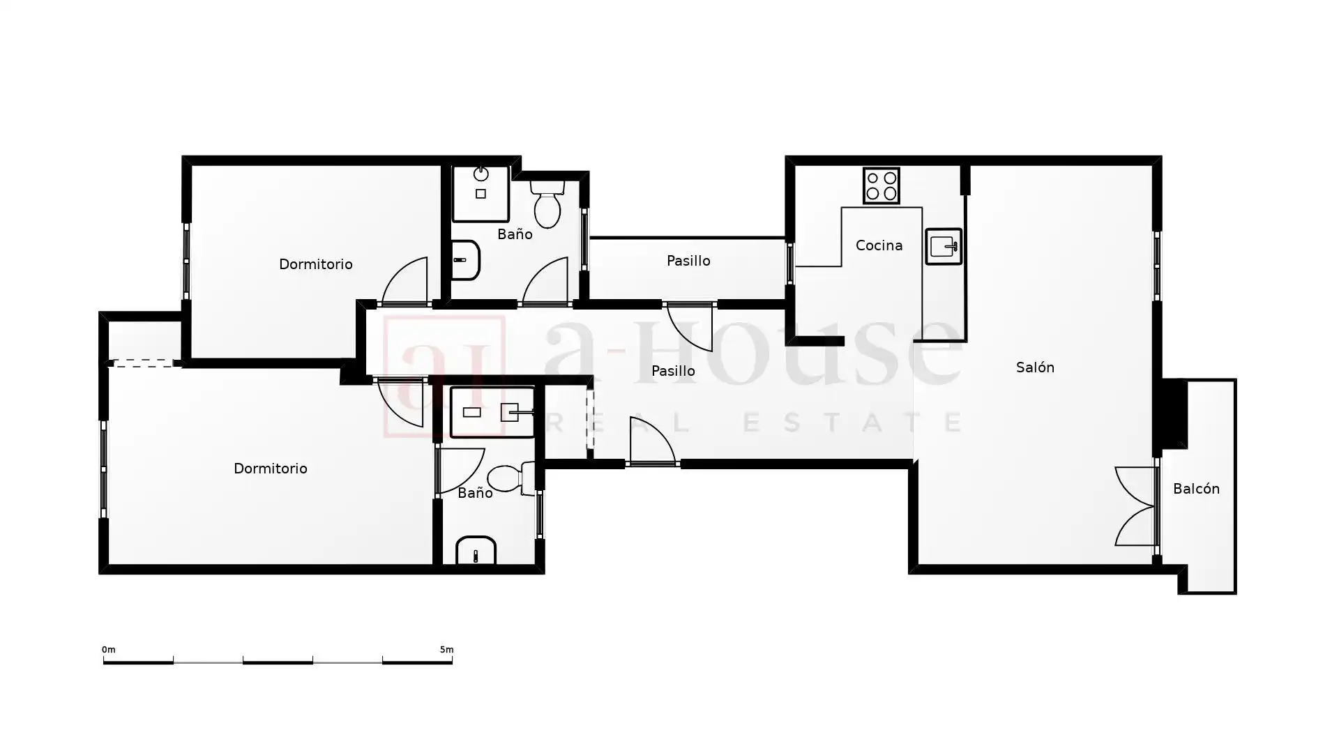 Flat for sale in Barcelona  with Air Conditioner, Heating and Parquet flooring