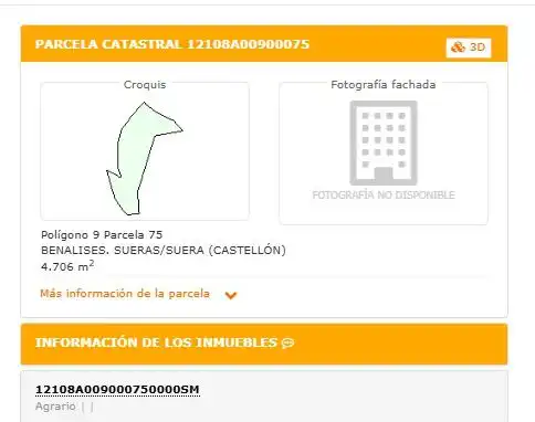 Terreny residencial en venda a Sueras / Suera, imagen 2