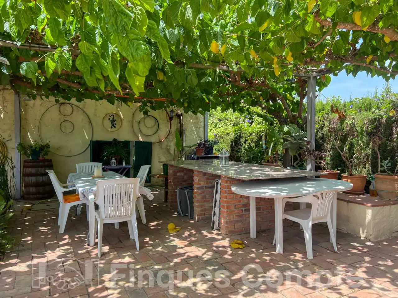 Terrassa de Finca rústica en venda en El Vendrell amb Aire condicionat, Calefacció i Jardí privat