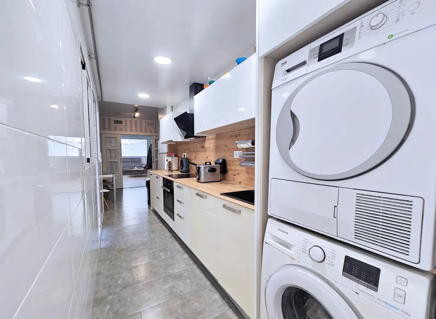 Kitchen of Flat for sale in Cartagena  with Parquet flooring