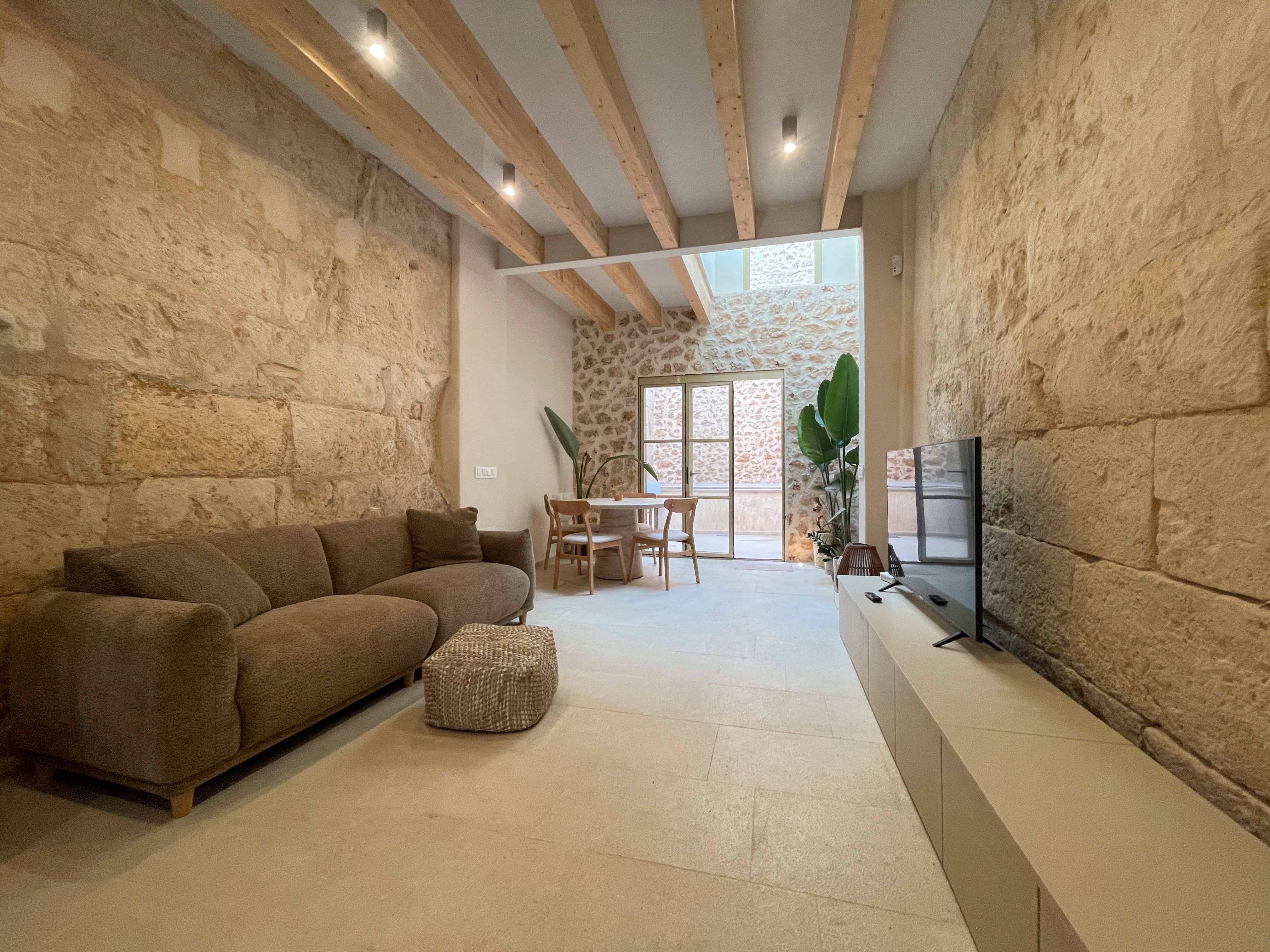 Living room of Single-family semi-detached for sale in Sa Pobla  with Air Conditioner and Swimming Pool