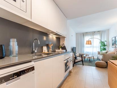 Kitchen of Apartment to rent in  Madrid Capital  with Air Conditioner, Heating and Furnished