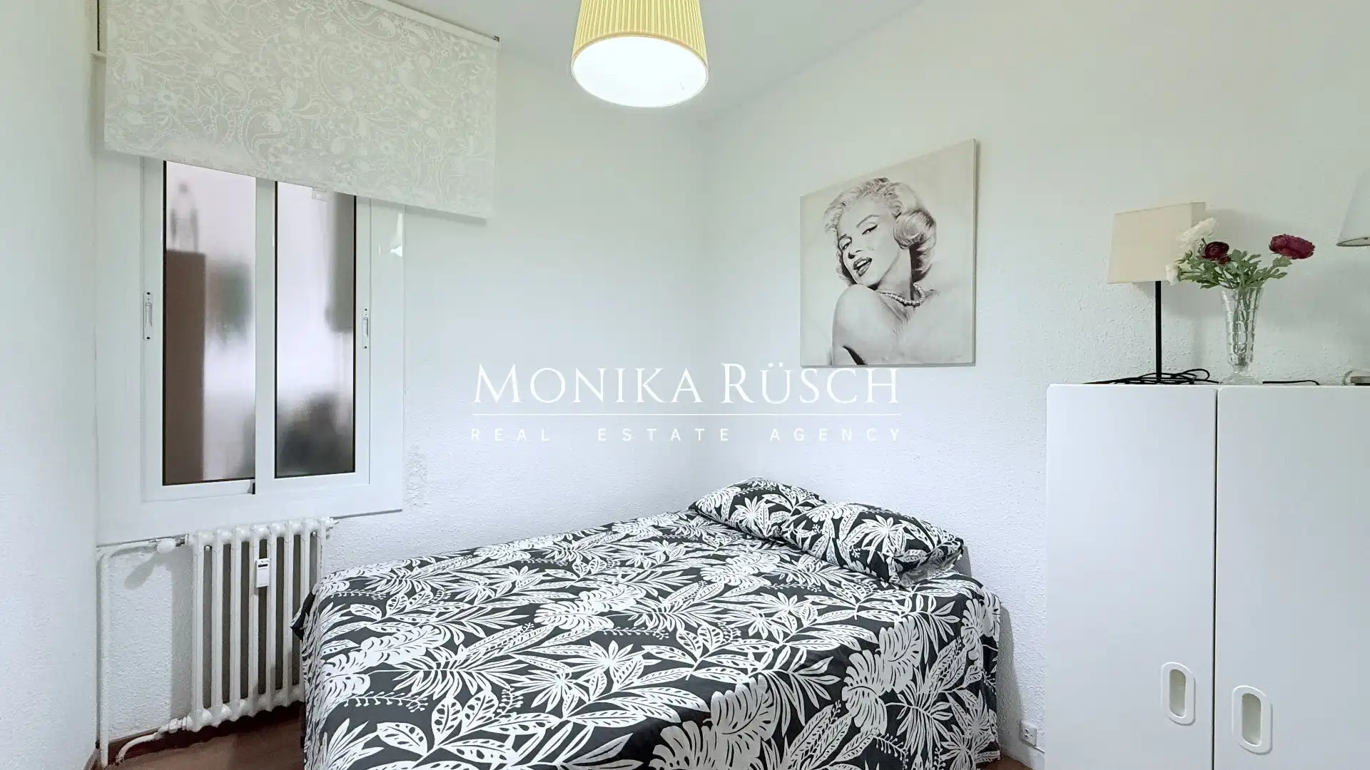 Schlafzimmer von Wohnung zum Verkauf in Barcelona mit Klimaanlage, Heizung und Terrasse
