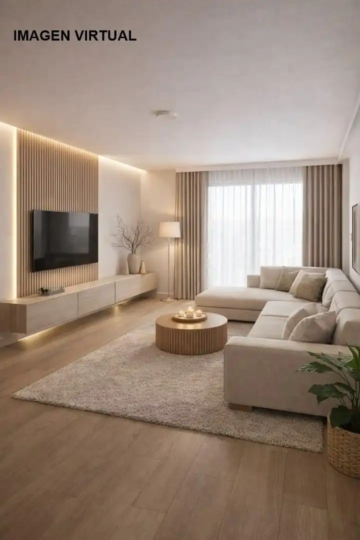 Sala d'estar de Planta baixa en venda en Barcelona amb Aire condicionat, Calefacció i Jardí privat