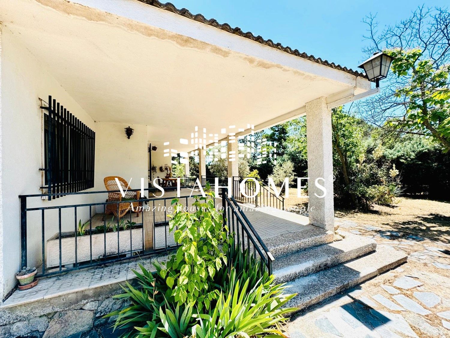 Exterior view of Country house for sale in Fuente El Saz de Jarama  with Heating, Private garden and Storage room