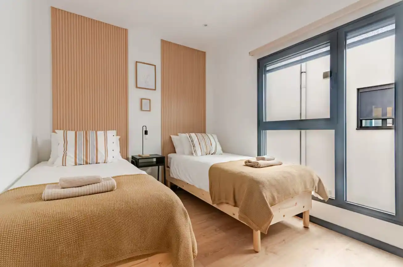 Habitación de Apartamento de alquiler en Las Palmas de Gran Canaria con Aire acondicionado, Calefacción y Parquet