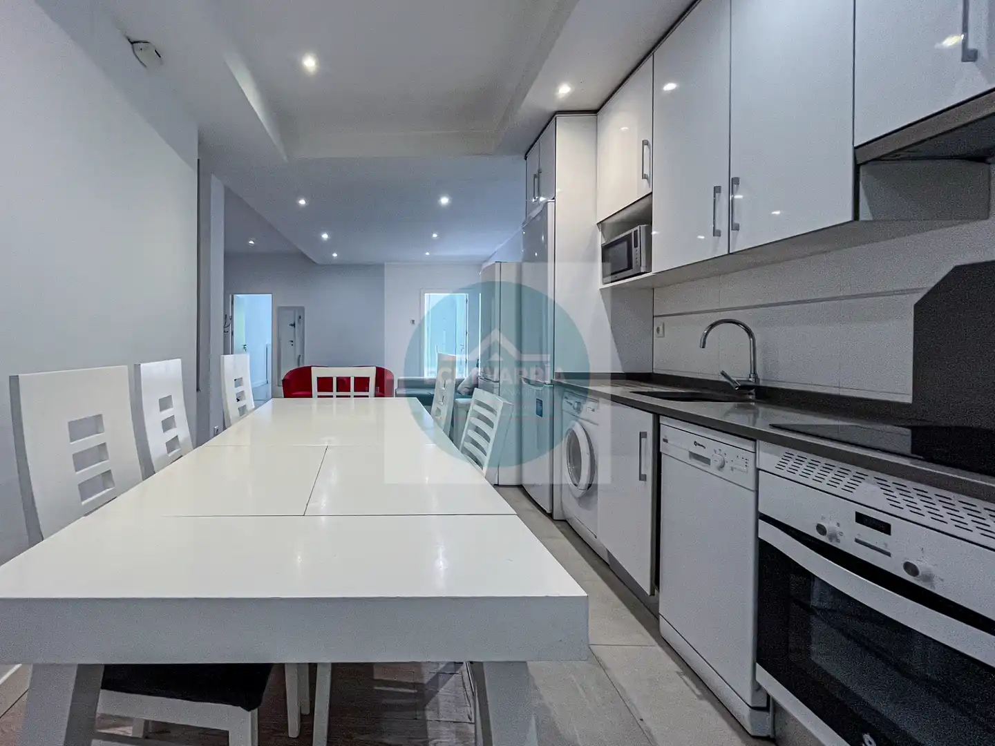 Kitchen of Flat for rent in Madrid  with Heating, Furnished and Oven