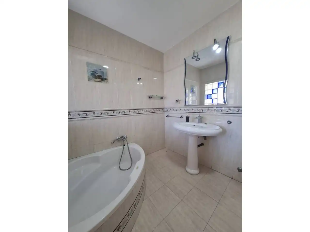 Baño de Casa adosada en venta en Roquetas de Mar con Aire acondicionado y Terraza