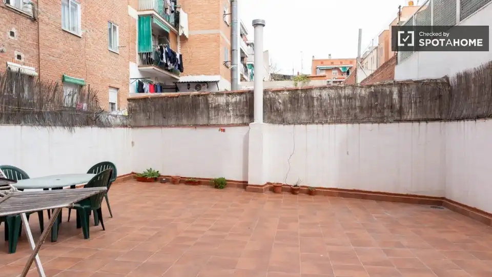 Terrace of Flat for rent in Madrid  with Air Conditioner, Heating and Furnished