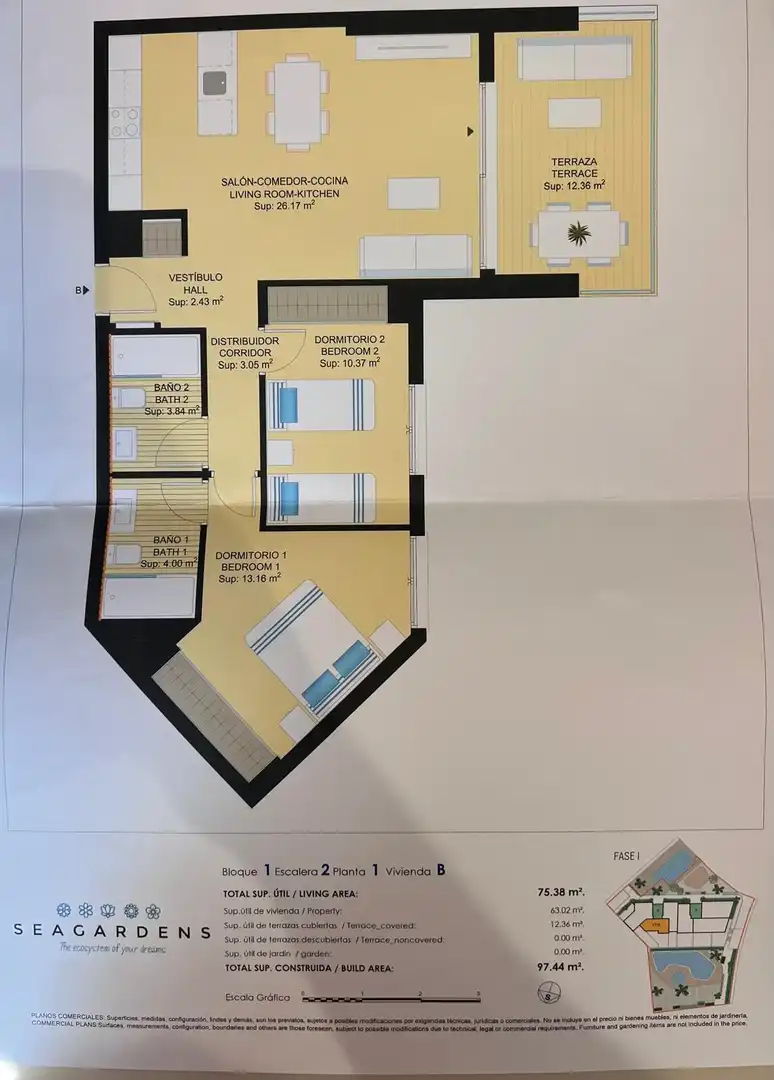 Apartamento con piscina en venta en N/A, imagen 53
