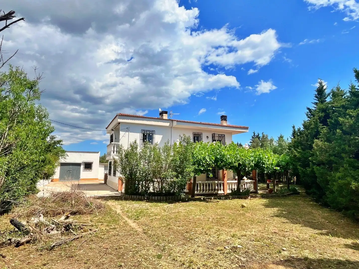 Außenansicht von Haus oder Chalet zum Verkauf in Roquetes mit Klimaanlage, Heizung und Privatgarten