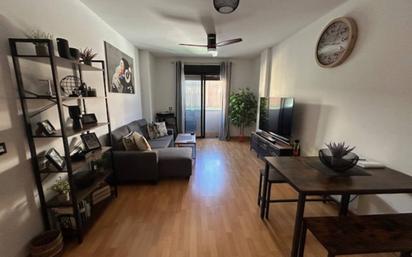 Living room of Flat for sale in Roquetas de Mar  with Terrace and Furnished