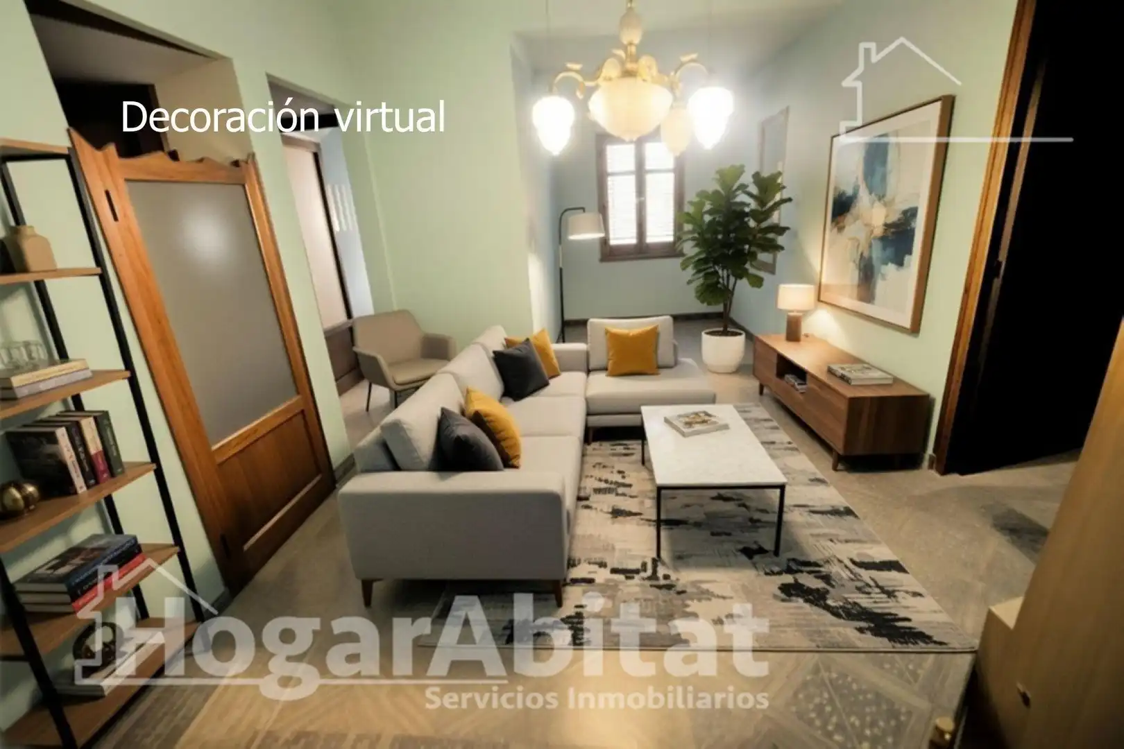 Sala de estar de Casa o chalet en venta en Xirivella con Terraza, Trastero y Balcón