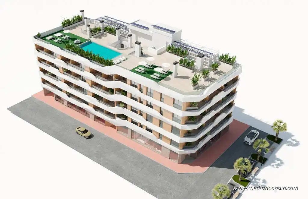 Appartement compact avec piscine à vendre à Guardamar Playa, imagen 13