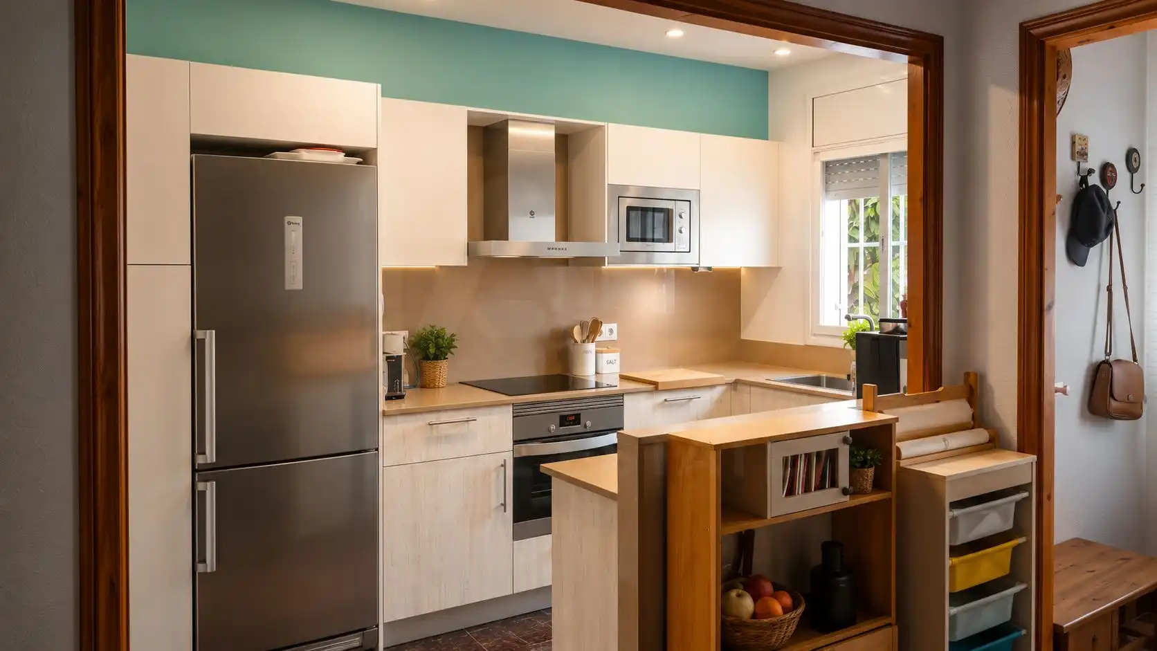 Cocina de Casa adosada en venta en Cubelles con Aire acondicionado y Piscina