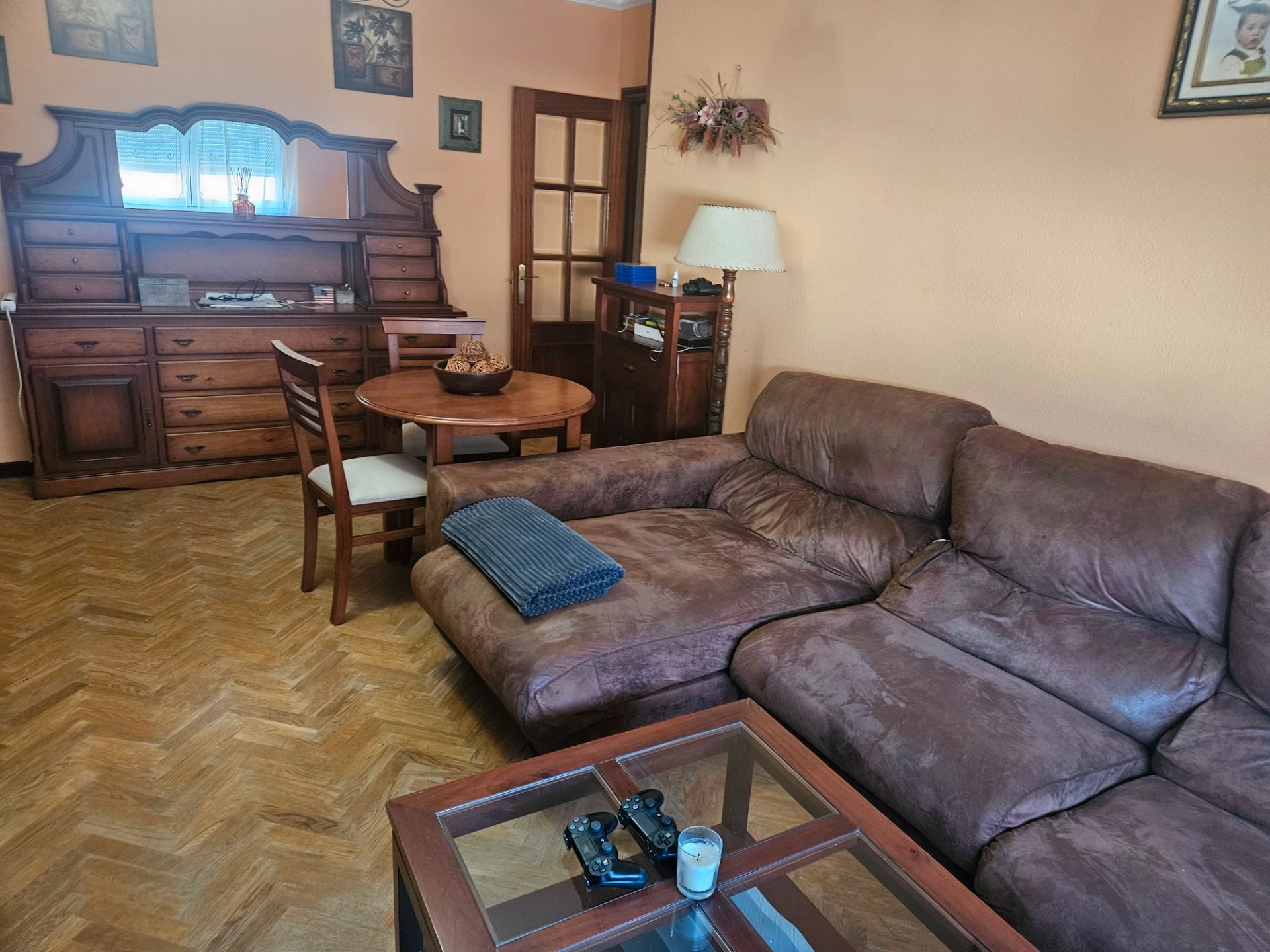 Living room of Flat for sale in Ribadeo  with Heating, Storage room and Furnished
