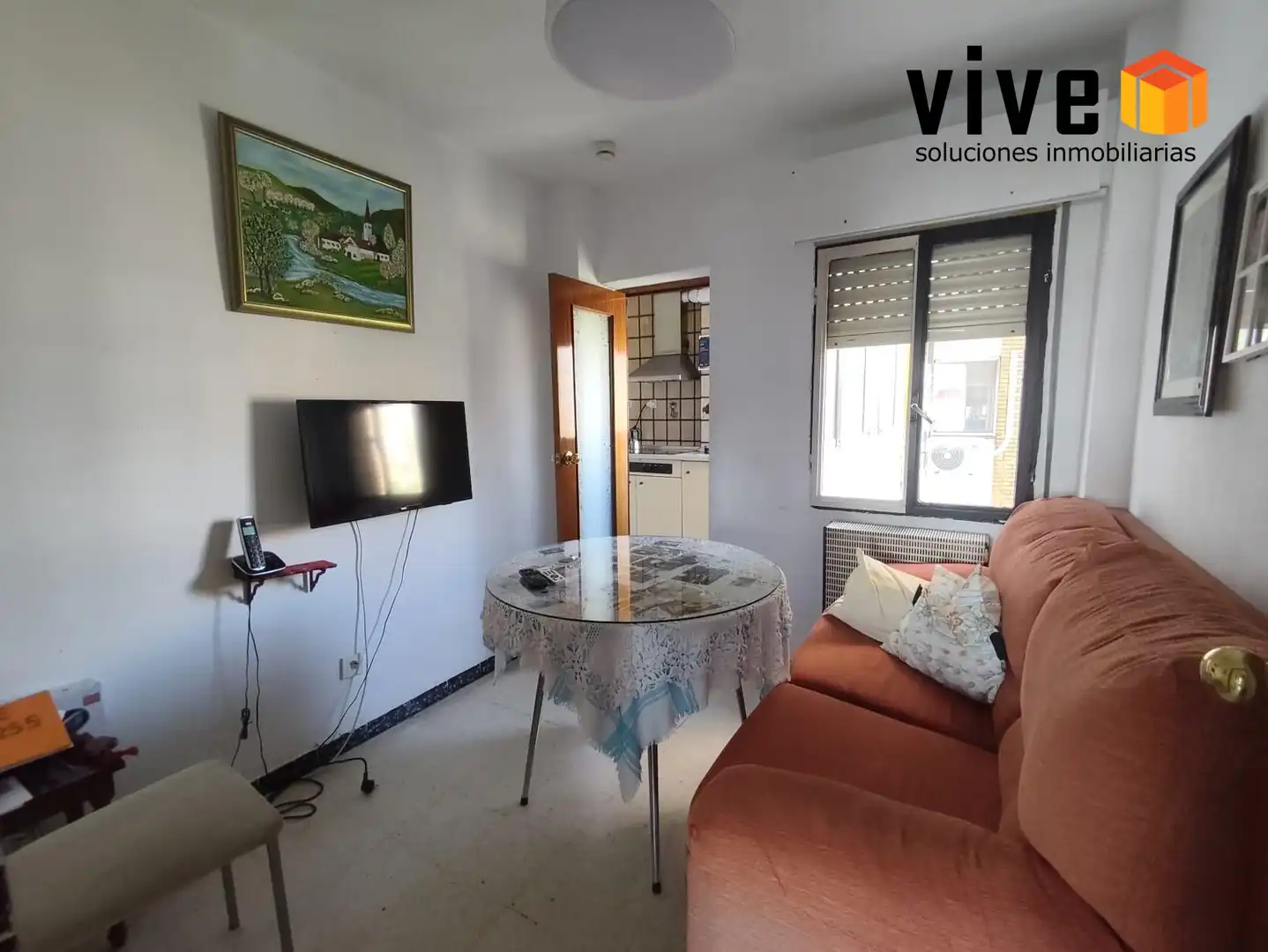Sala de estar de Piso en venta en Sevilla con Aire acondicionado y Terraza