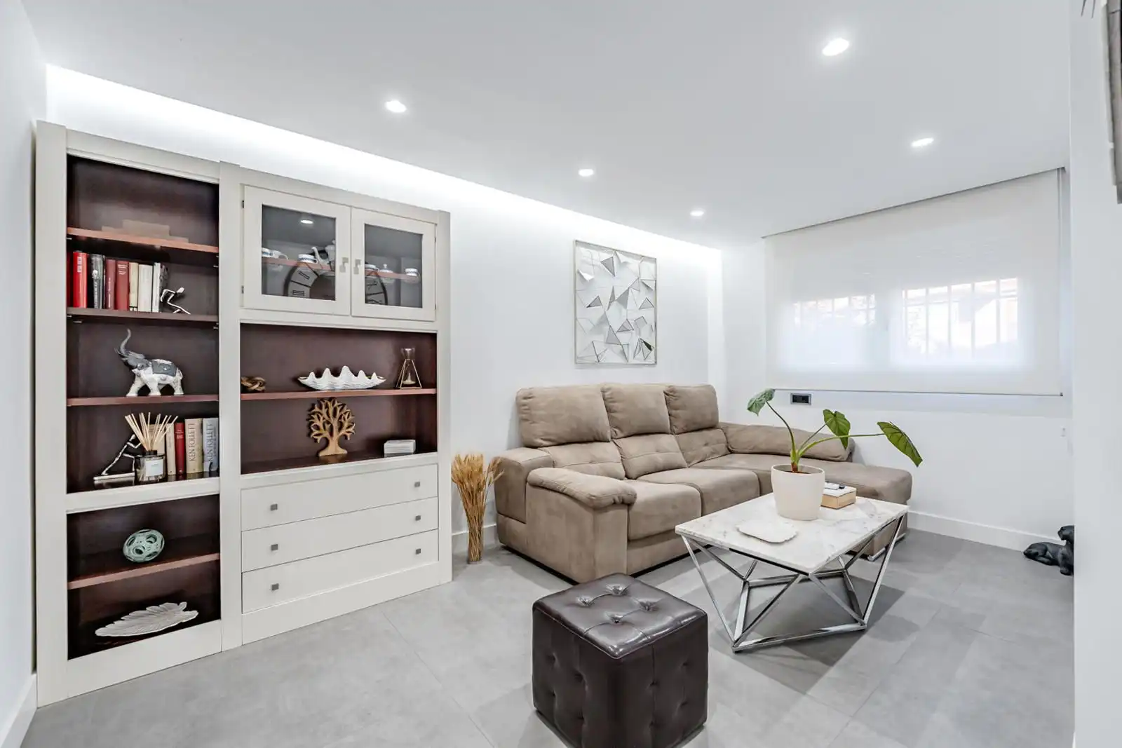 Sala de estar de Casa adosada en venta en Torrejón de la Calzada con Aire acondicionado, Calefacción y Terraza