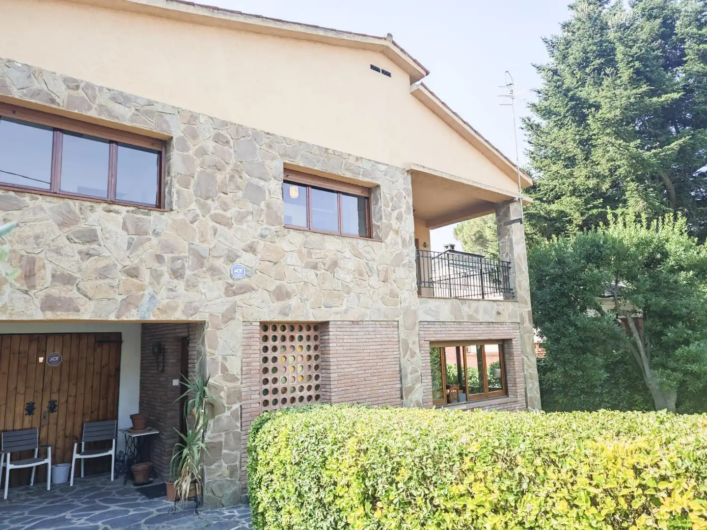 Vista exterior de Casa o xalet en venda en Sant Pere de Vilamajor amb Aire condicionat, Calefacció i Piscina