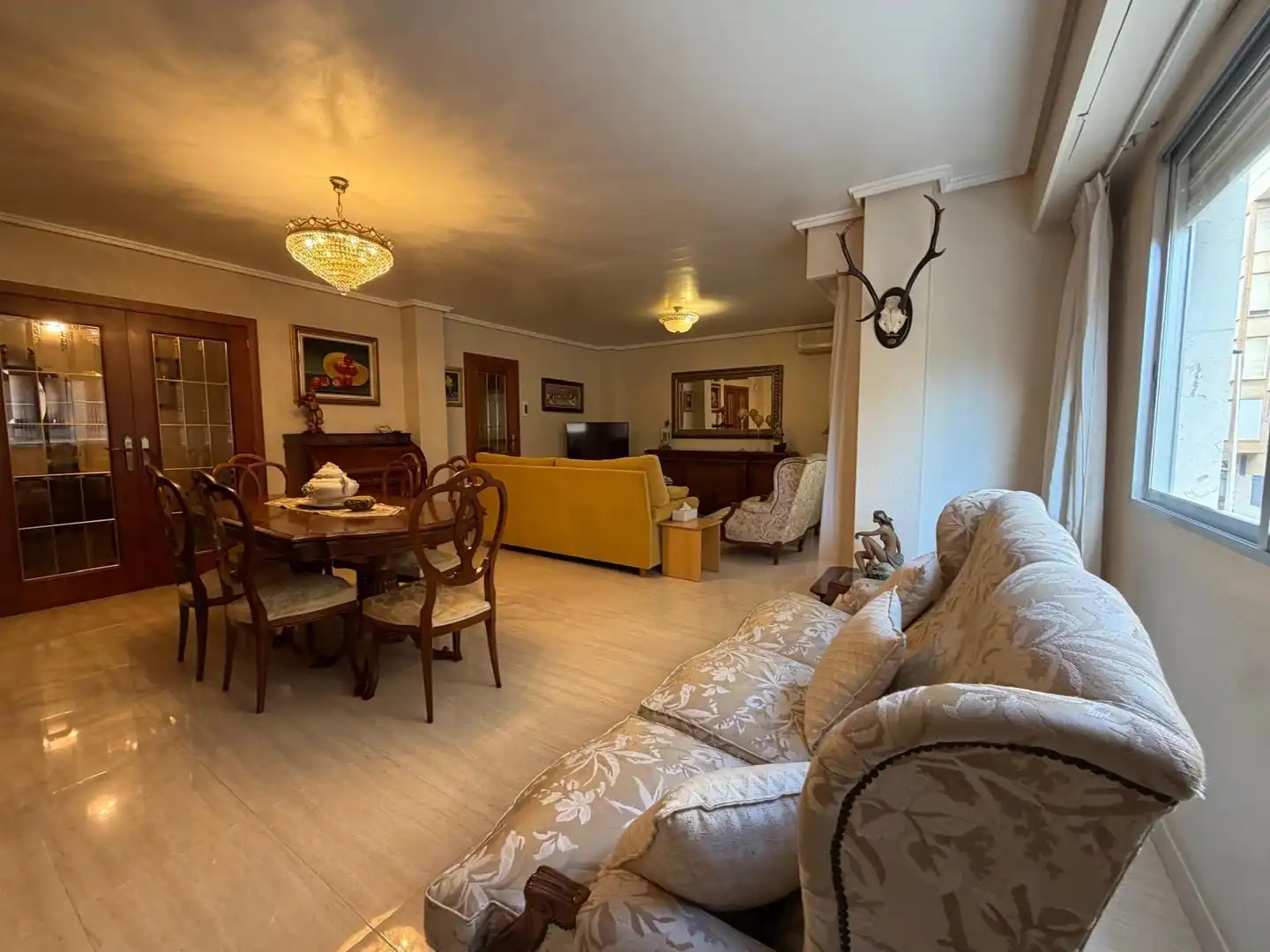 Sala de estar de Piso en venta en Ausias March