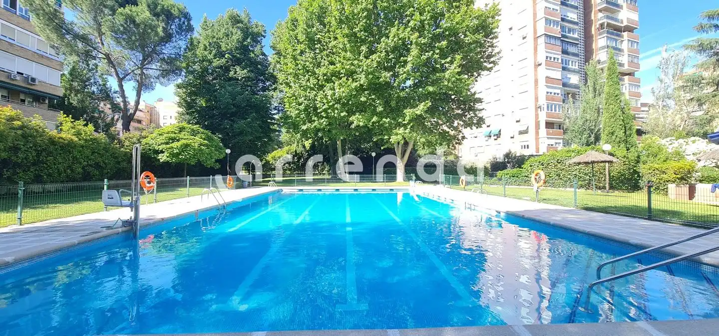 Schwimmbecken von Wohnung zur Miete in Madrid mit Terrasse und Gemeinschaftspool