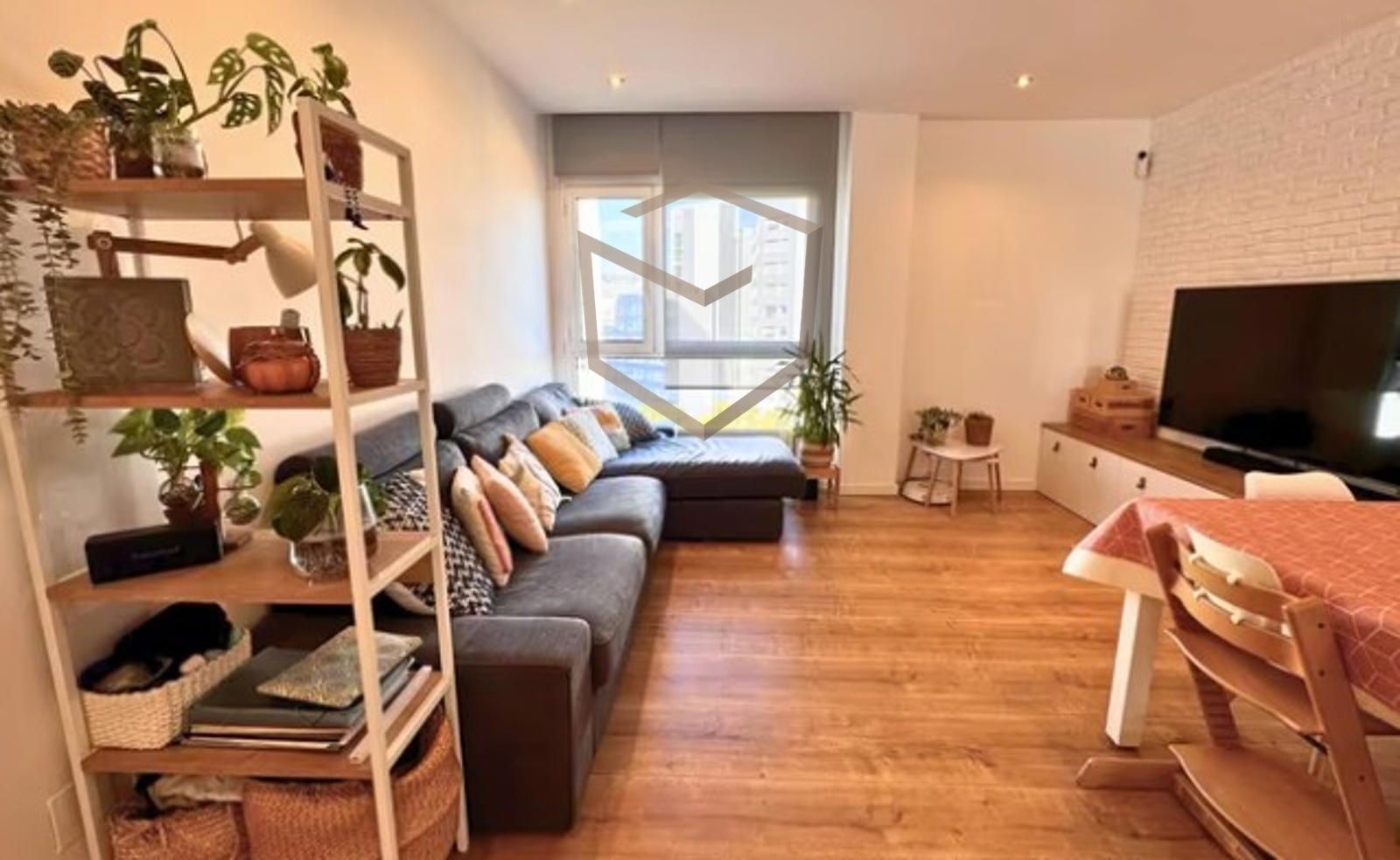 Sala d'estar de Pis de lloguer en  Madrid Capital amb Aire condicionat, Calefacció i Parquet