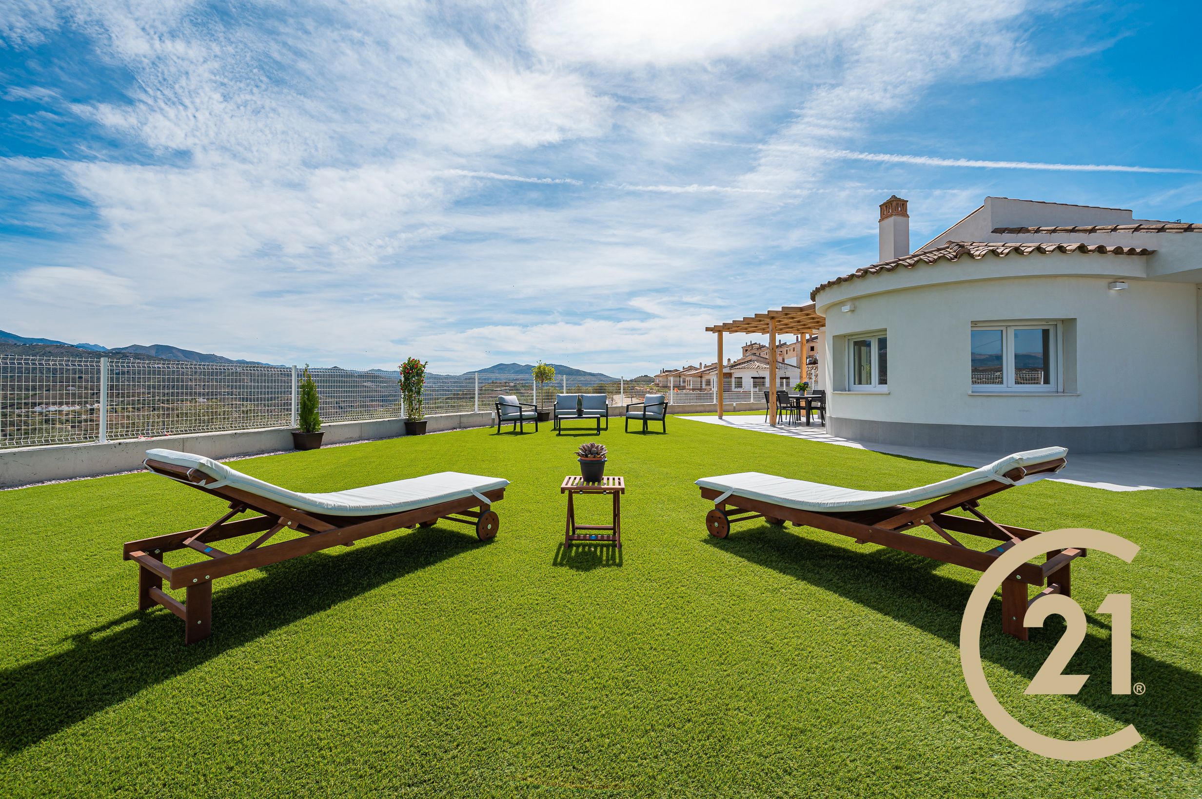 Terrace of House or chalet for sale in Viñuela  with Heating, Private garden and Terrace