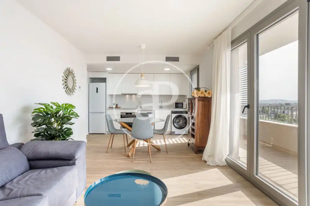 Living room of Flat for rent in Quart de Poblet  with Air Conditioner, Heating and Private garden
