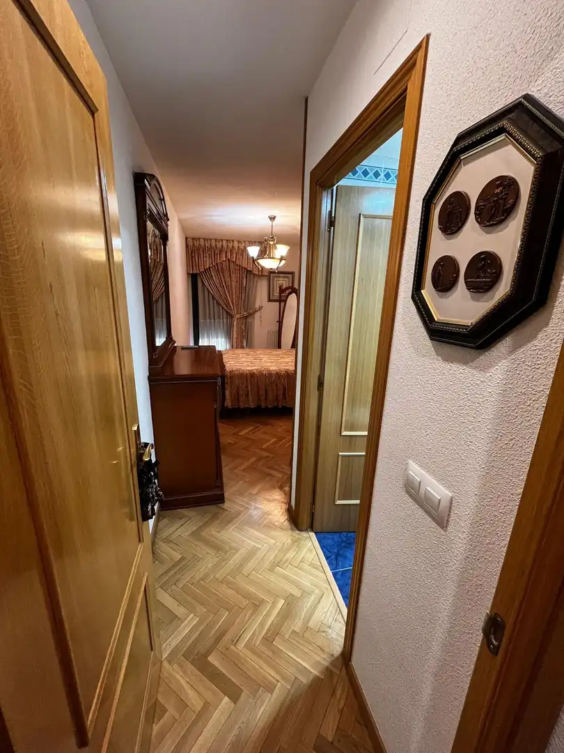 Bedroom of Flat for rent in Móstoles  with Air Conditioner, Heating and Parquet flooring