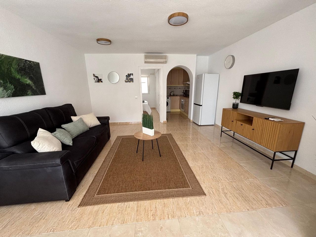 Living room of Flat for sale in Torrevieja  with Air Conditioner, Furnished and Balcony