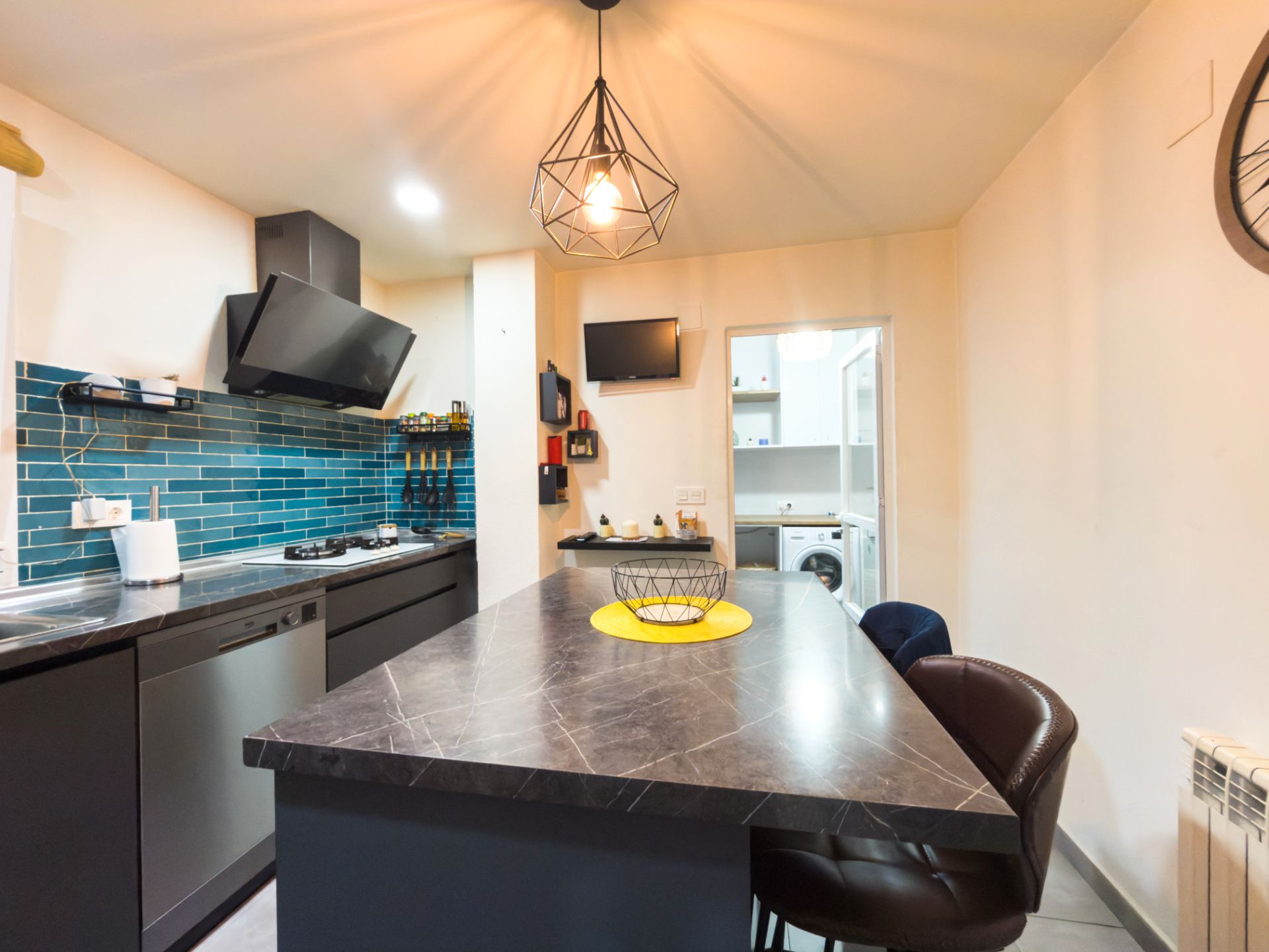 Kitchen of Flat for sale in Baza  with Heating, Parquet flooring and Terrace